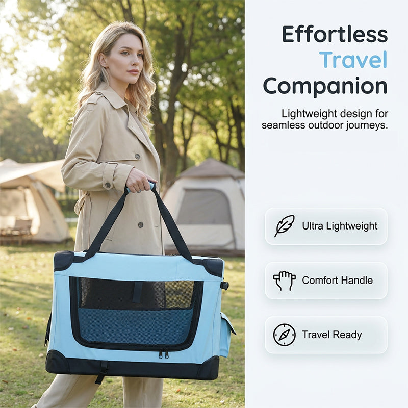 🐾【Limitiertes Sonderangebot: 50 % Rabatt+versandkostenfrei】📦 Tragbare, zusammenklappbare, weiche Transportbox für Haustiere – ideal für Auto, Flugzeug & Zuhause