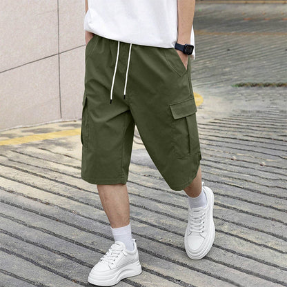 🩳 50% RABATT JETZT! 🔥 Herren Cargo-Shorts mit Kordelzug – Leicht, Mehrere Taschen & Elastischer Bund – Ideal für Wandern, Reisen & Heiße Sommertage ☀️