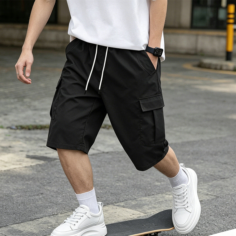 🩳 50% RABATT JETZT! 🔥 Herren Cargo-Shorts mit Kordelzug – Leicht, Mehrere Taschen & Elastischer Bund – Ideal für Wandern, Reisen & Heiße Sommertage ☀️