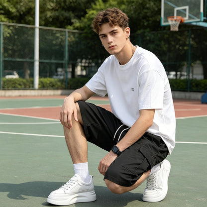 🩳 50% RABATT JETZT! 🔥 Herren Cargo-Shorts mit Kordelzug – Leicht, Mehrere Taschen & Elastischer Bund – Ideal für Wandern, Reisen & Heiße Sommertage ☀️