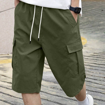 🩳 50% RABATT JETZT! 🔥 Herren Cargo-Shorts mit Kordelzug – Leicht, Mehrere Taschen & Elastischer Bund – Ideal für Wandern, Reisen & Heiße Sommertage ☀️