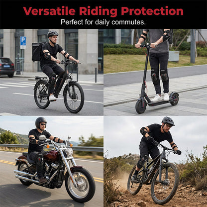 Motorrad-Schutzset für Knie und Ellbogen
