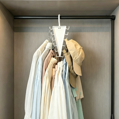 🪝Sonderangebot 50% RABATT!-50% RABATT! 👗Mehrfunktionaler dreieckiger Kleiderschrank-Organizer