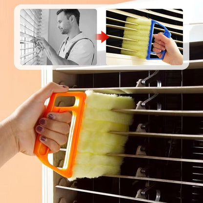 📢📢50% RABATT!!⏰7-Finger Jalousien-Fensterreinigungsbürste，Staubabweisende Fasern. Schnelle & einfache Jalousien-Pflege! ⚡✅🥇