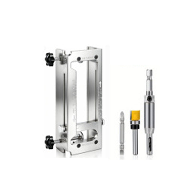 🚪🔧 Verstellbares Türscharnier-Fräslehren-Set – Perfekte Scharnieraussparungen jedes Mal! | Passend für alle Standard-Scharniermaße – Heimwerken leicht gemacht 🛠️