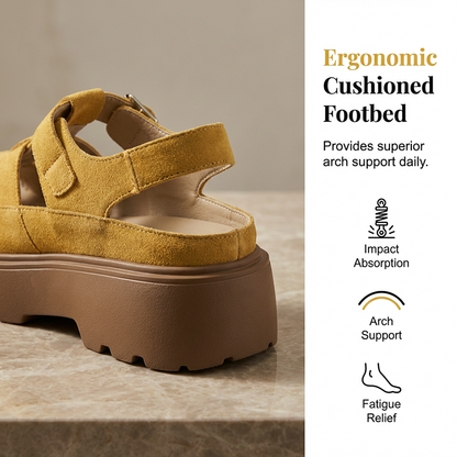 👡 ✨ Damens Plateau-Sandalen mit dicker Sohle – Bequem, stylisch & perfekt für den Sommer ☀️