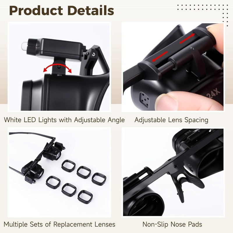 📢📢 SONDERANGEBOT – 50 % Rabatt!! ⏰ LED-Präzisionslupe für Elektronik und Handwerk