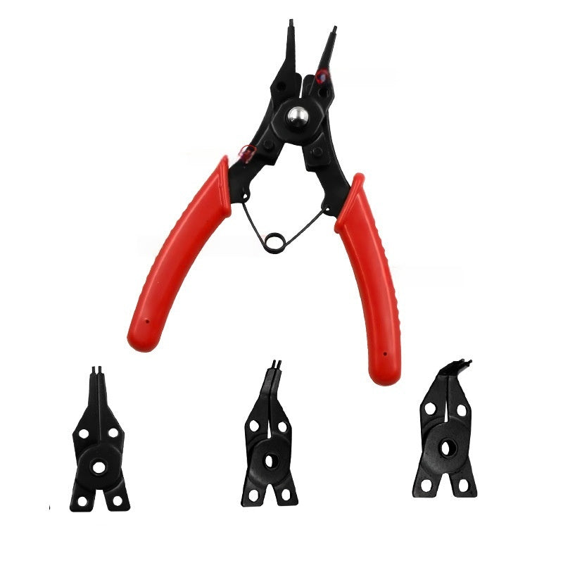 🔧 4-in-1 Sicherungsringzangen-Set – für Innen- & Außenringe, kompakt & langlebig 🛠️