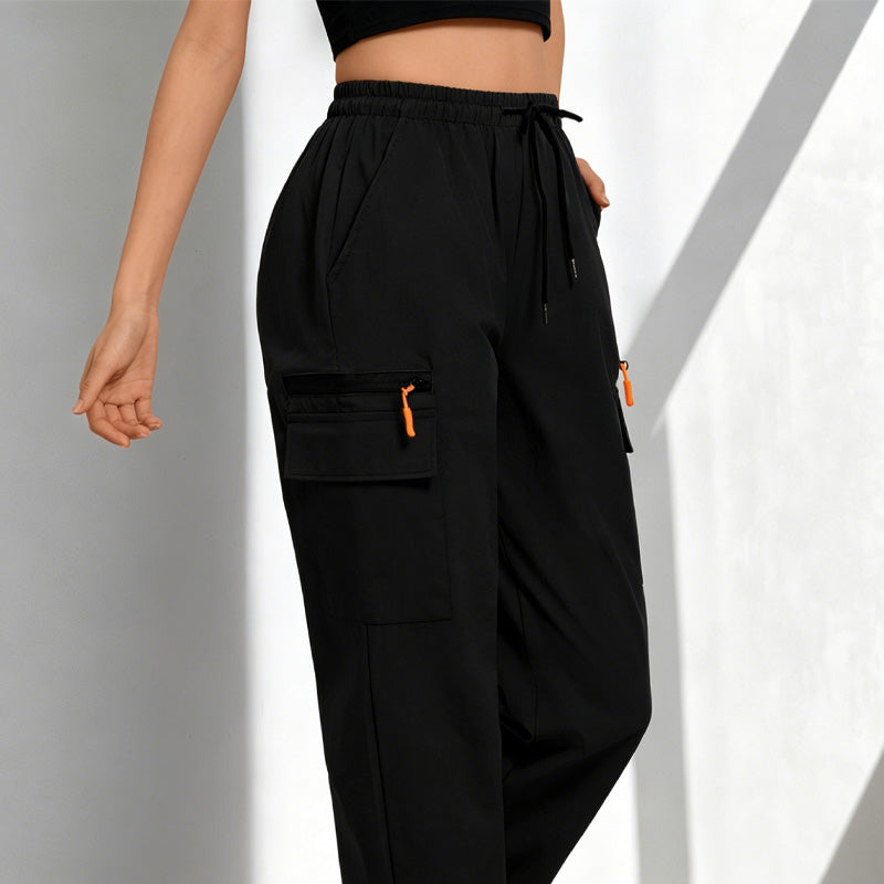 ⏰ 50 % RABATT – Nur für kurze Zeit ✨Schnelltrocknende Damen Sporthose 🏃‍♀️ Leicht, Luftig & Mit Praktischen Taschen