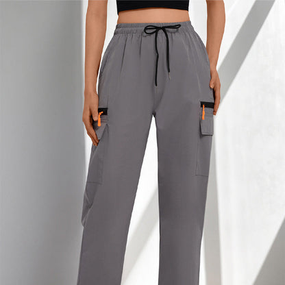 ⏰ 50 % RABATT – Nur für kurze Zeit ✨Schnelltrocknende Damen Sporthose 🏃‍♀️ Leicht, Luftig & Mit Praktischen Taschen