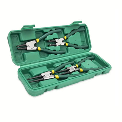 🔧 4-teiliges Sicherungsringzangen-Set für die Autoreparatur – für Innen- & Außenringe, robust & langlebig 🚗
