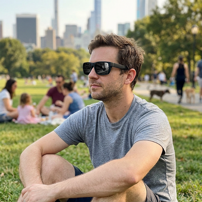 Unisex polarisierte Sonnenbrille für Laufen, Radfahren, Autofahren & Sport