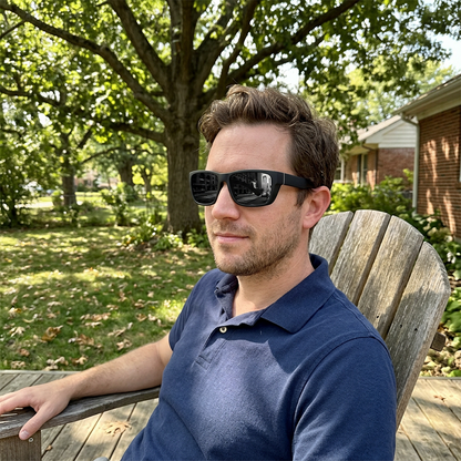 Unisex polarisierte Sonnenbrille für Laufen, Radfahren, Autofahren & Sport