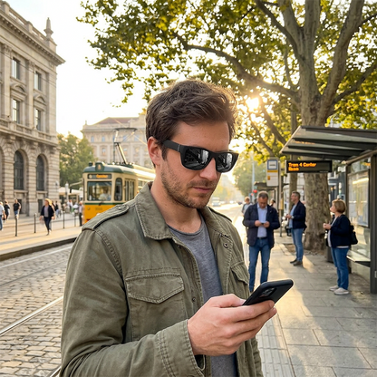 Unisex polarisierte Sonnenbrille für Laufen, Radfahren, Autofahren & Sport