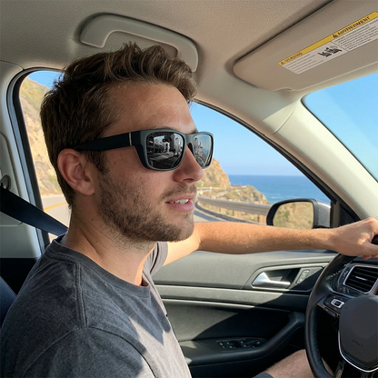 Unisex polarisierte Sonnenbrille für Laufen, Radfahren, Autofahren & Sport