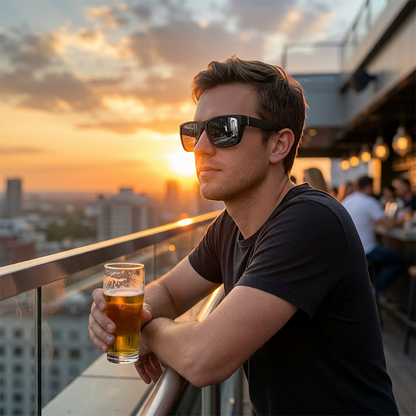 Unisex polarisierte Sonnenbrille für Laufen, Radfahren, Autofahren & Sport