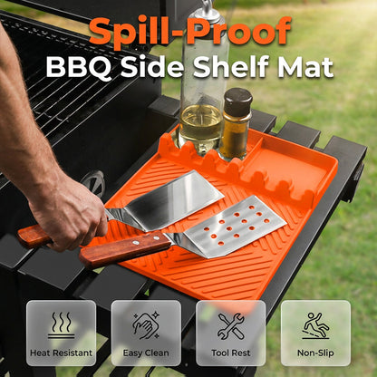 Silikon-Grillmatte für die seitliche Ablage