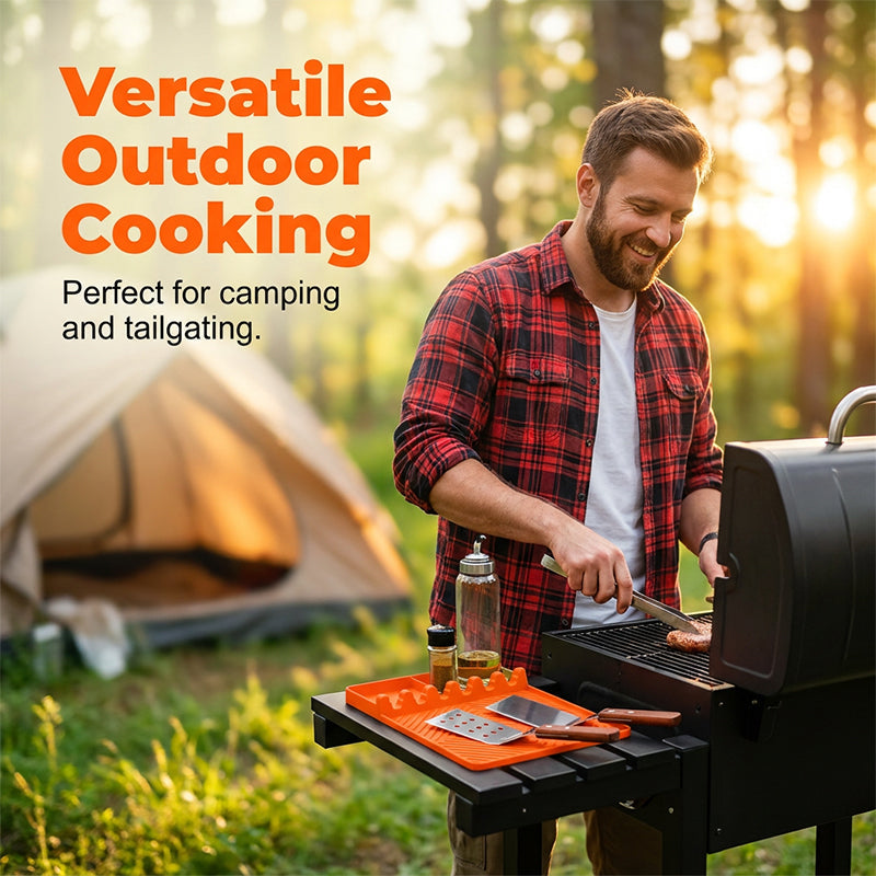 Silikon-Grillmatte für die seitliche Ablage