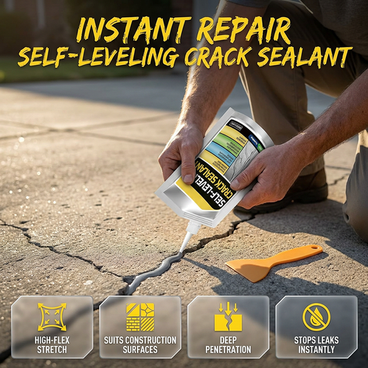 🏗️✨ 50% RABATT! Selbstnivellierender Rissversiegler für Beton – Schnelle & dauerhafte Reparatur von Rissen, Löchern & Unebenheiten 🔧