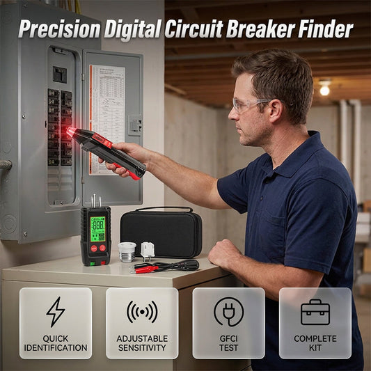 ⚡🔌 50% RABATT! Multifunktionales Sicherungsfinder-Set – Sicherungen finden, Steckdosen testen – in Sekunden 🔥✨