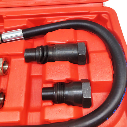 🔧 Dieselmotor-Zylinderdruckprüfset – präzise Messung für Kompression, inkl. Adapter & Manometer, ideal für Werkstatt & Heimwerker 🚛⚙️