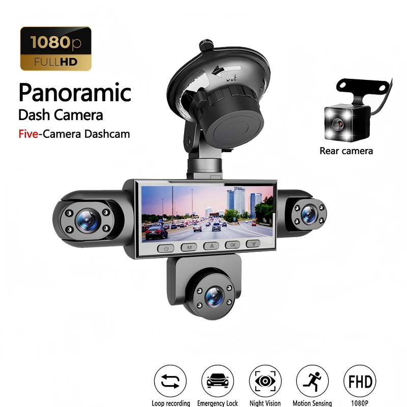 🚗 【Limitiertes Angebot – 50% Rabatt！】📹 HD 1080P Dashcam mit mehreren Objektiven und Nachtsicht! Mehrere Linsen, klare Sicht bei Tag & Nacht. 🔥✨
