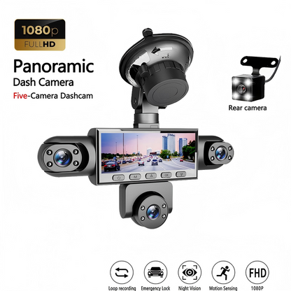 🚗 【Limitiertes Angebot – 50% Rabatt！】📹 HD 1080P Dashcam mit mehreren Objektiven und Nachtsicht! Mehrere Linsen, klare Sicht bei Tag & Nacht. 🔥✨