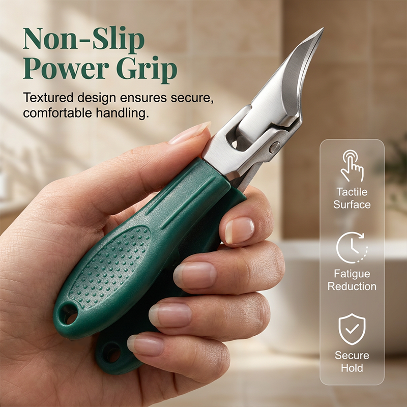 ✂️ Nagelknipser Set Professionell – Splitterfrei für dicke Nägel, eingewachsene Nägel & präzises Schneiden  Rutschfester Griff