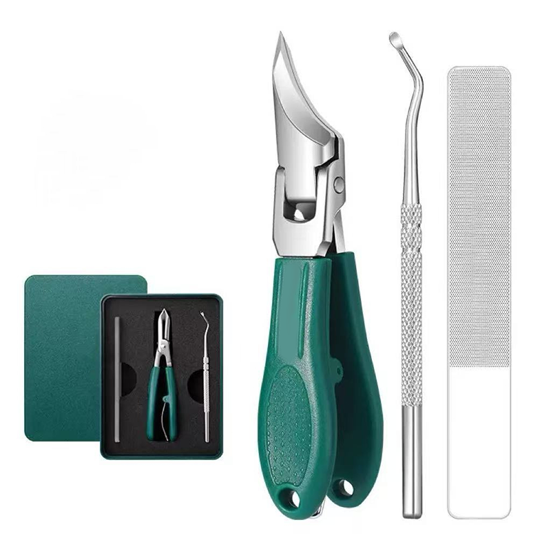 ✂️ Nagelknipser Set Professionell – Splitterfrei für dicke Nägel, eingewachsene Nägel & präzises Schneiden  Rutschfester Griff