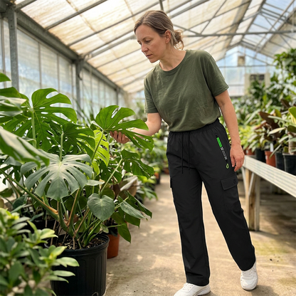 👖 NUR FÜR BEGRENZTE ZEIT: 50 % RABATT! 💥 Vintage-Cargohose für Damen mit Taschen – lockere Passform, atmungsaktiv, verstellbarer Bund ✨
