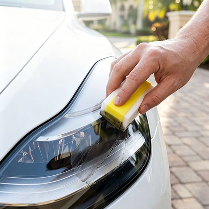 🚗 LIMITIERTES ANGEBOT – 50 % RABATT! 💥  Ultimative Scheinwerfer-Aufbereitungsflüssigkeit – entfernt Vergilbung, mit UV-Schutz & Komplett-Set ✨