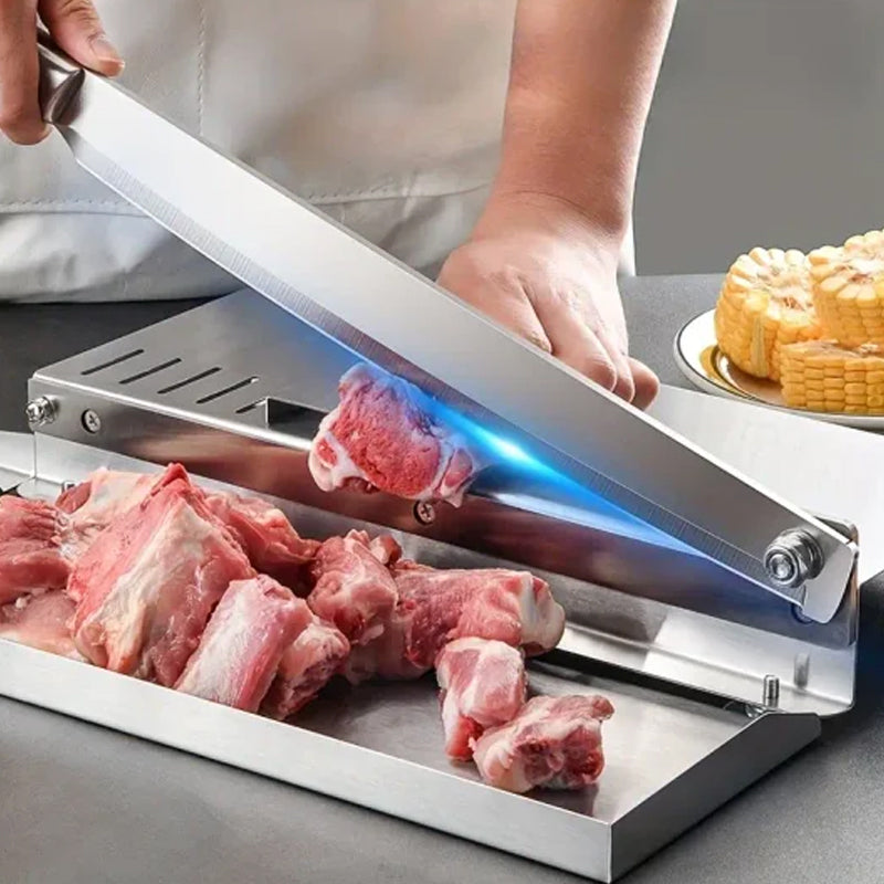 🍖 Manueller Fleisch- und Knochenschneider – robustes Küchenwerkzeug für zu Hause & Metzgerei