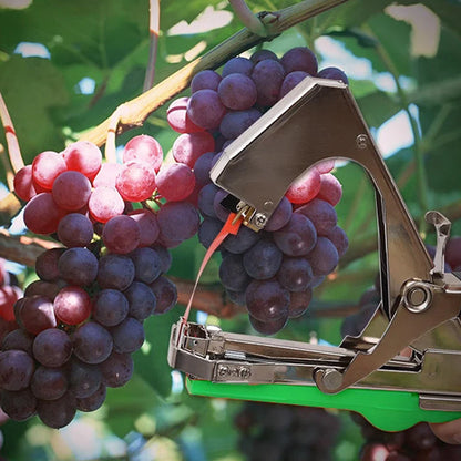 🌿 Universelle, leichte & langlebige Pflanzen-Reben-Bindemaschine – manuelles Gartenwerkzeug für Tomaten, Weinreben & Kletterpflanzen