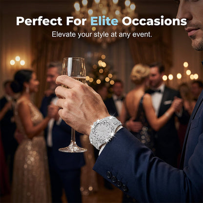 ⌚💎 High-Luxury Diamond Quartz Watch – 50% RABATT! Edles Design, funkelnde Zirkonia, präzises Quarzwerk – zeitlose Eleganz für dein Handgelenk. 🔥✨