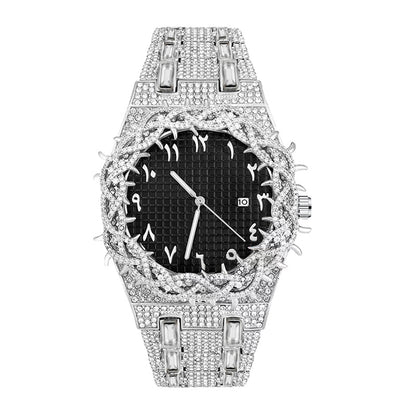 ⌚💎 High-Luxury Diamond Quartz Watch – 50% RABATT! Edles Design, funkelnde Zirkonia, präzises Quarzwerk – zeitlose Eleganz für dein Handgelenk. 🔥✨