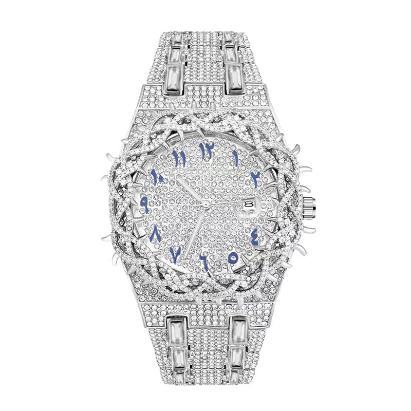⌚💎 High-Luxury Diamond Quartz Watch – 50% RABATT! Edles Design, funkelnde Zirkonia, präzises Quarzwerk – zeitlose Eleganz für dein Handgelenk. 🔥✨