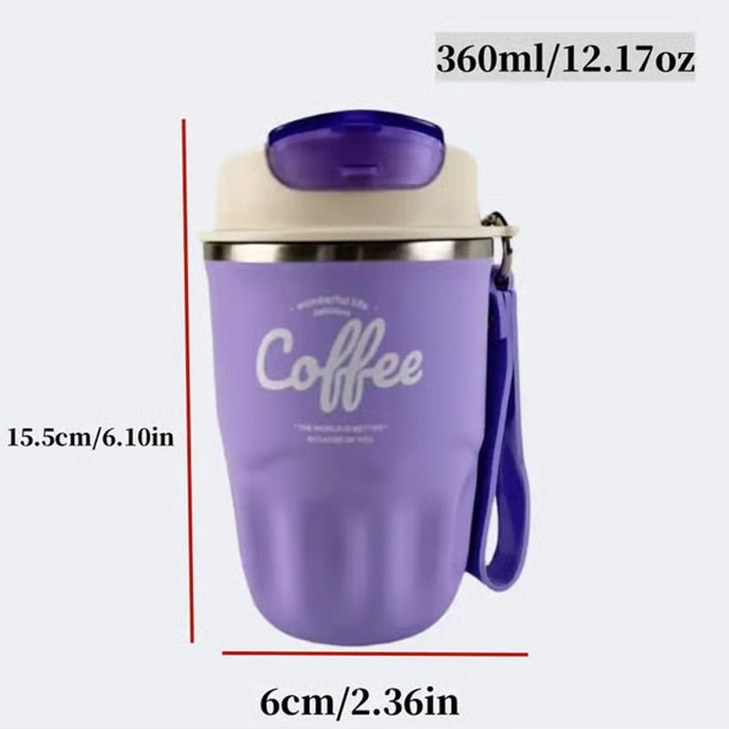 🎁💥LETZTER TAG: 50 % RABATT!!☕ Kaffee-Vakuumflasche