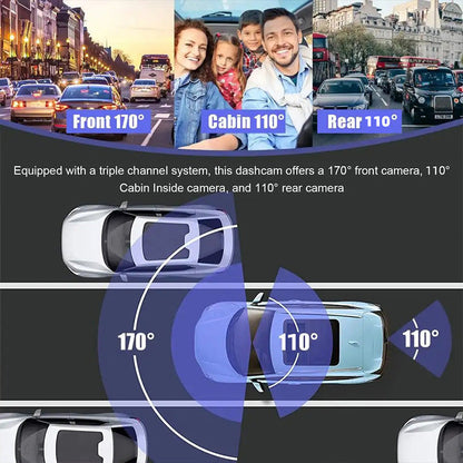 🚗 50% RABATT! 📹 3-Kanal-Dashcam mit Nachtsicht – Rundumsicht, klare Aufnahmen & einfach zu installieren – Maximale Sicherheit für jede Fahrt 🌙