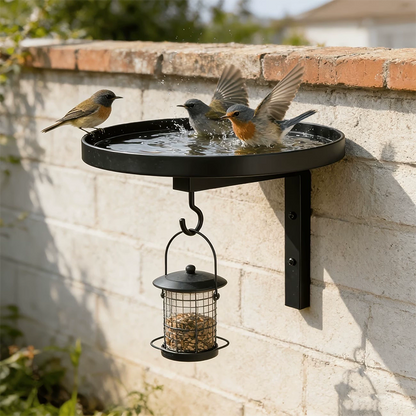 🐦💧 50% RABATT! Wandmontierte Metall-Vogeltränke – Wetterfest, leicht zu reinigen & ideal für Garten, Balkon & Terrasse 🌿