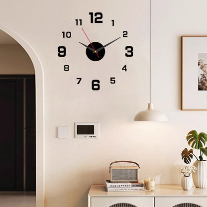 📢📢50 % Rabatt!!🥳💞 50K+ VERKAUFT! ⚡⏰3D-Wanduhr-Set aus selbstleuchtendem Acryl zur Selbstmontage