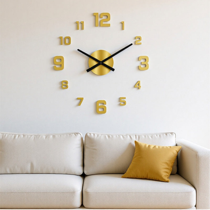 📢📢50 % Rabatt!!🥳💞 50K+ VERKAUFT! ⚡⏰3D-Wanduhr-Set aus selbstleuchtendem Acryl zur Selbstmontage