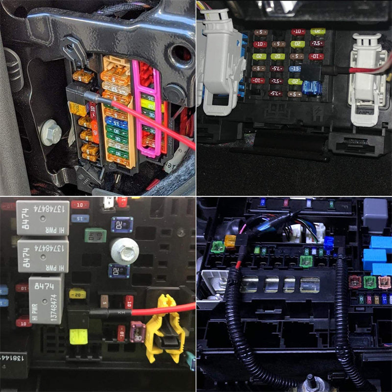 🔧 12-teiliges Sicherungsadapter-Set – Einfach Strom abgreifen ohne Kabelchaos