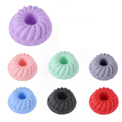 Silikonbackförmchen im Donut-Stil