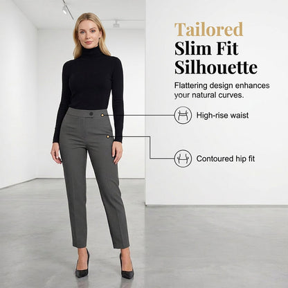 👖 50% RABATT JETZT HALBER PREIS 🔥 Damen Hochgeschnittene Kurze Anzughose 🧵