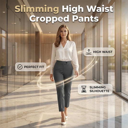 👖 50% RABATT JETZT HALBER PREIS 🔥 Damen Hochgeschnittene Kurze Anzughose 🧵