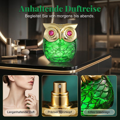 🦉✨ Mystisches Eulen-Parfum 100 ml – langanhaltend & edel, mit Noten von Vanille & Jasmin, jetzt −50%