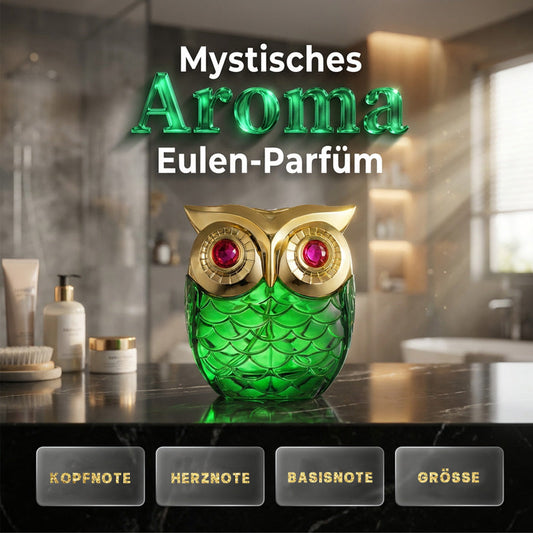 🦉✨ Mystisches Eulen-Parfum 100 ml – langanhaltend & edel, mit Noten von Vanille & Jasmin, jetzt −50%