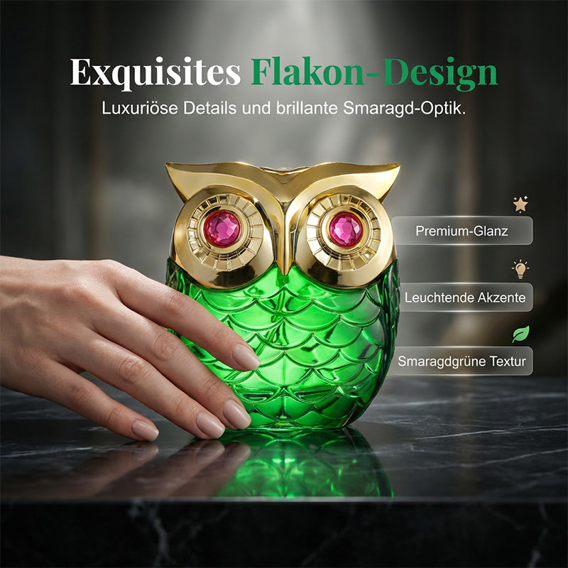 🦉✨ Mystisches Eulen-Parfum 100 ml – langanhaltend & edel, mit Noten von Vanille & Jasmin, jetzt −50%