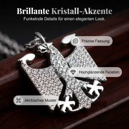 🦅🇩🇪 Halskette mit Bundesadler-Emblem – 50% RABATT! Trage deine Verbundenheit mit Stolz – edles Design, hochwertig verarbeitet. 🔥✨