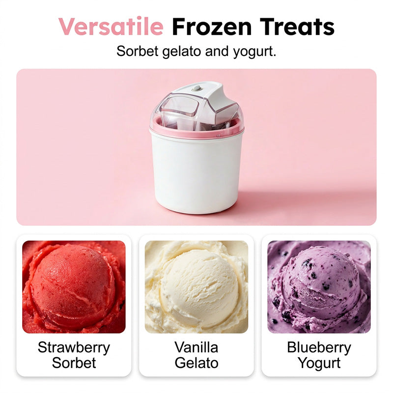 ❄️🍧 50% RABATT! Eismaschine für die ganze Familie – Große Kapazität, einfache Bedienung & in wenigen Minuten cremiges Eis selber machen ✨